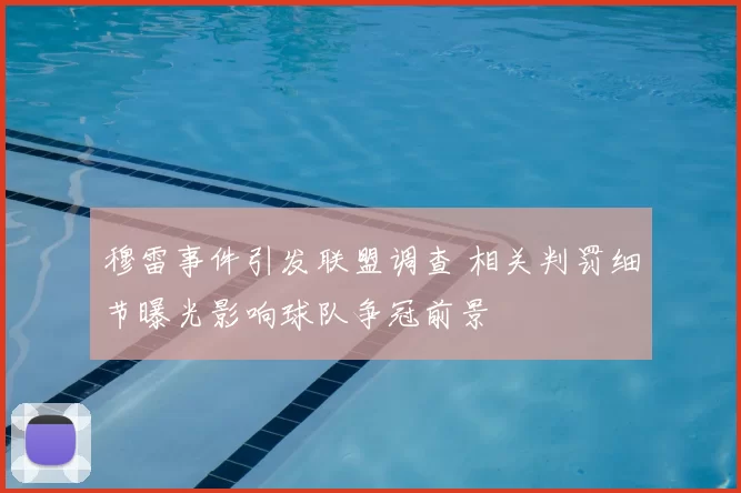 穆雷事件引发联盟调查 相关判罚细节曝光影响球队争冠前景