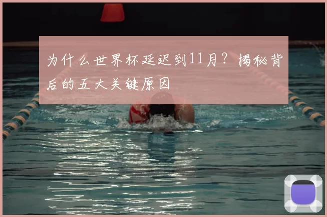 为什么世界杯延迟到11月?揭秘背后的五大关键原因