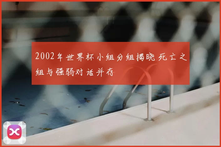 2002年世界杯小组分组揭晓 死亡之组与强弱对话并存